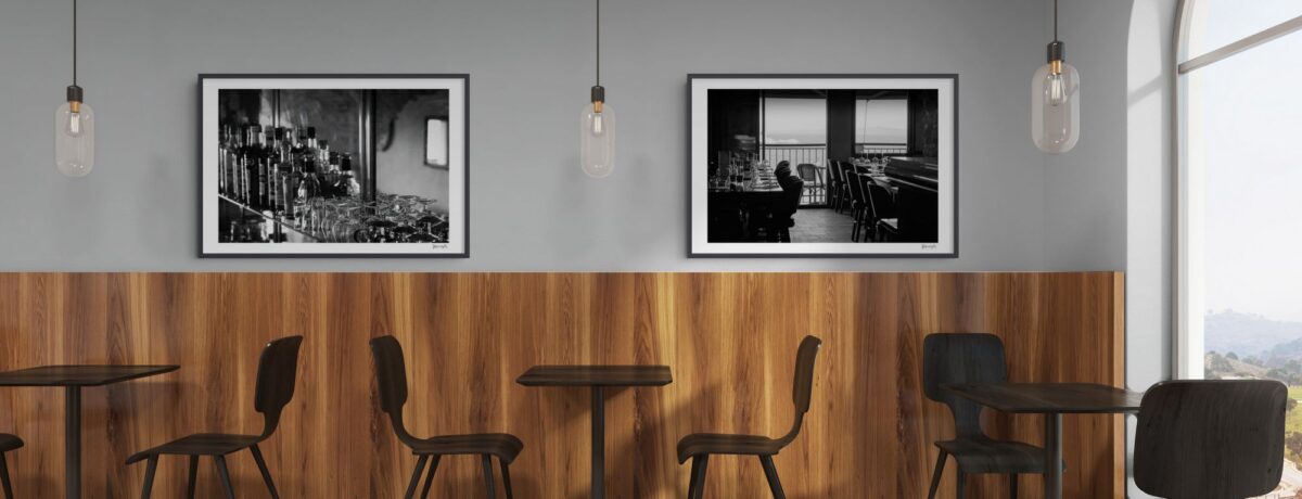urban stories wall art - explore the quiet drama of Bonifacio's stonework and coastline, captured in signature black-and-white. Shop the Corsica Discovery collection.
